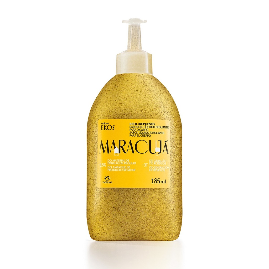 [70392] Jabón Líquido Exfoliante Maracuyá Repuesto - 185 ml