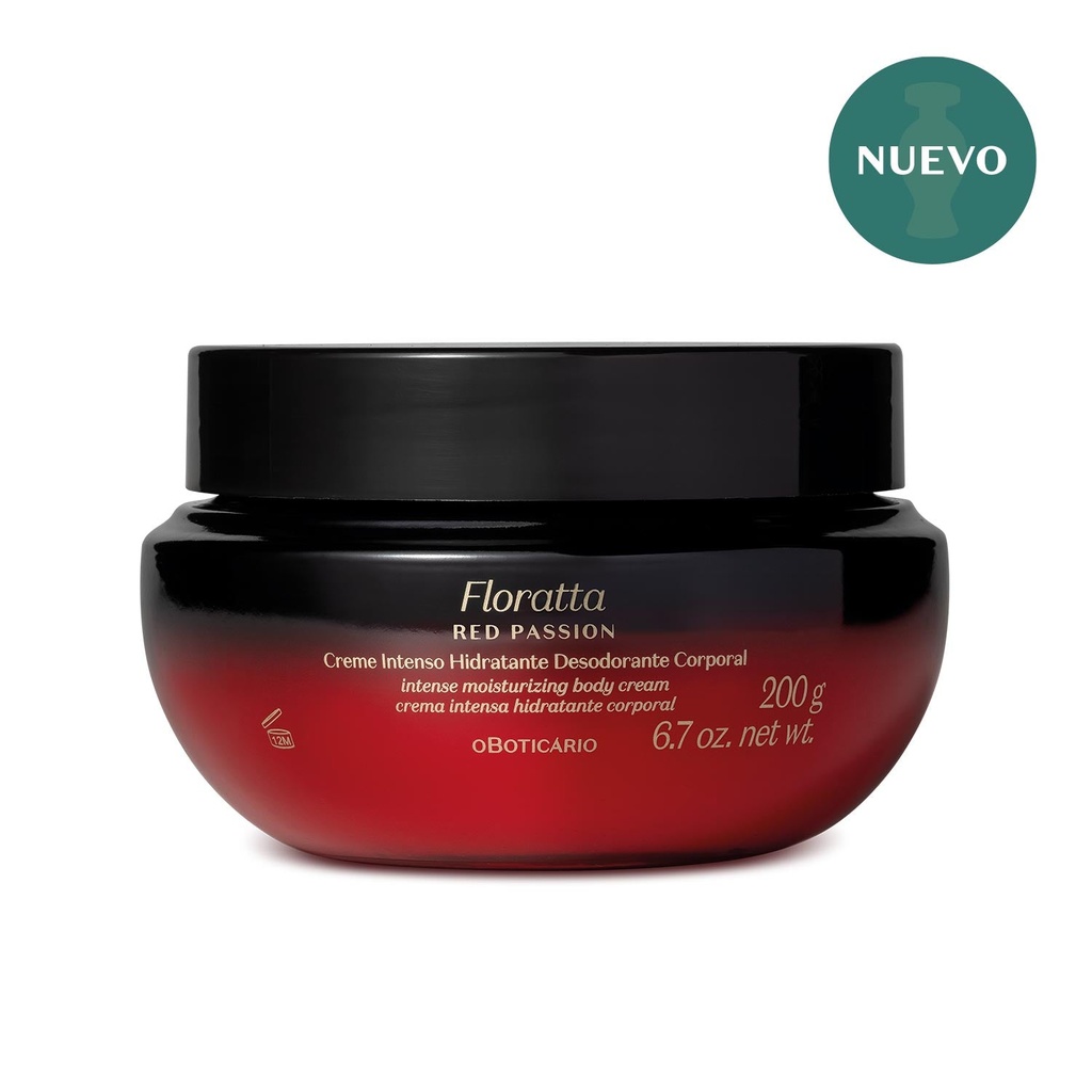 [OB001] Crema Hidratante Corporal Floratt Red Pasion, 250Ml