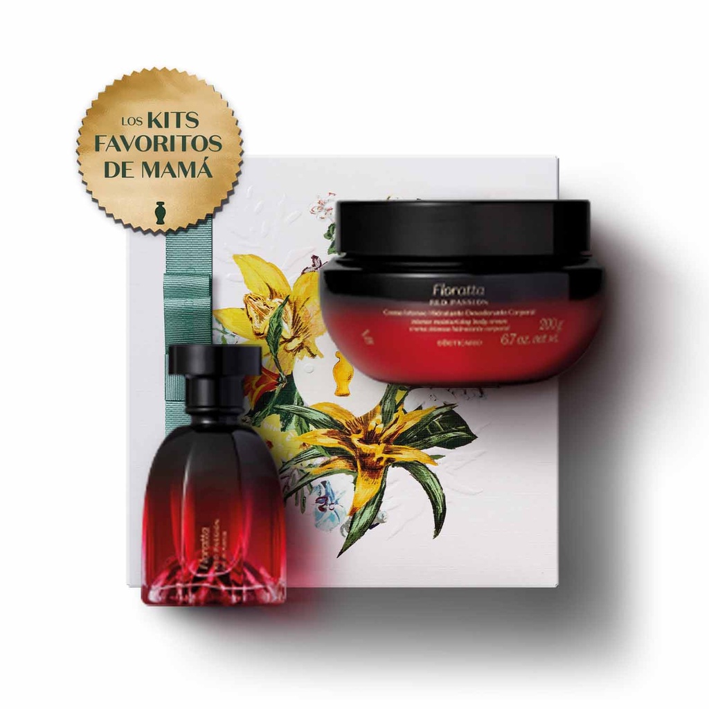 [OB007] Kit De Regalo Para Madres Floratta Red Passion