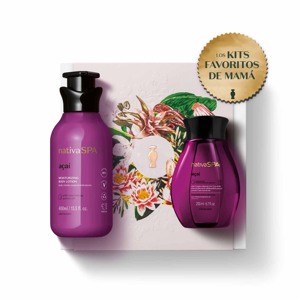 [OB012] Kit De Regalo Para Madres Nspa Açai